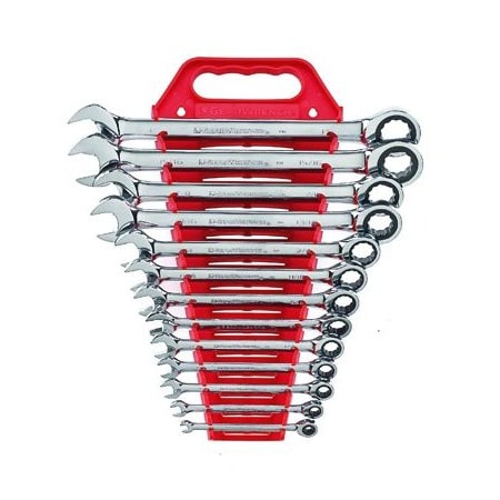 Gearwrench WRENCH SET COMBO RATCH SAE 12 PT 13 PC GWR9312